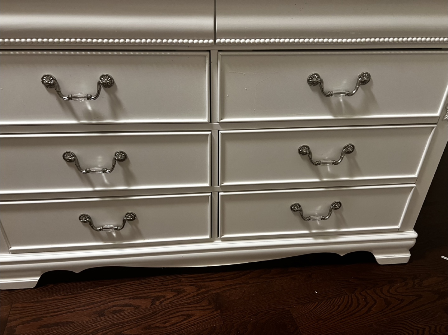 White Dresser with Mirror - photo 2