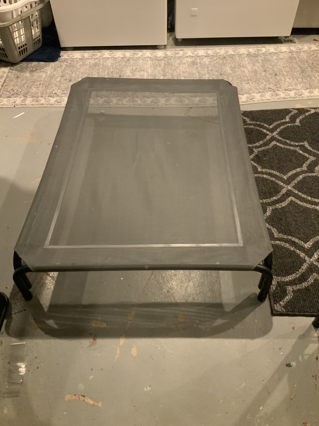 Coolaroo Elevated Dog Bed, Grey