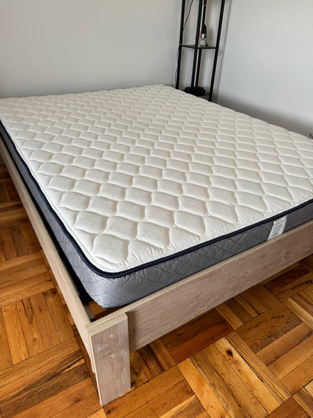 Move out sale - Queen Size Mattress with Bed Frame thumbnail