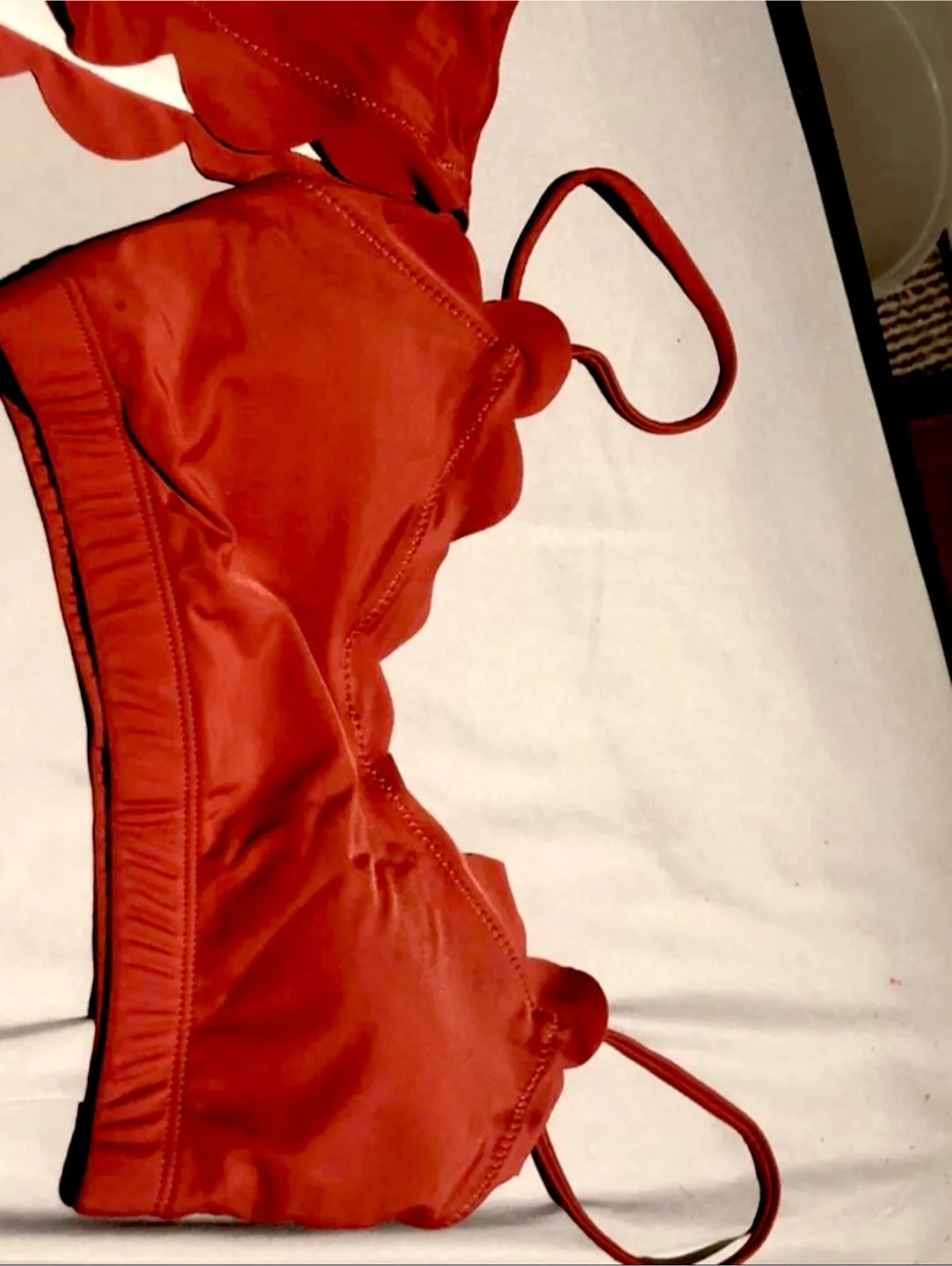 Burgundy 3-piece Swimsuit Set image indicator(4)