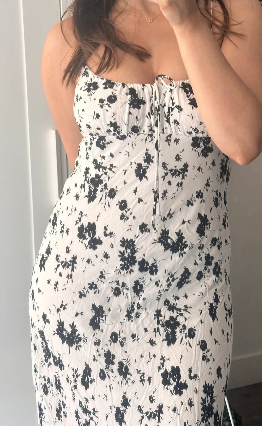 Bershka Floral Summer Sundress - Size US 6 thumbnail