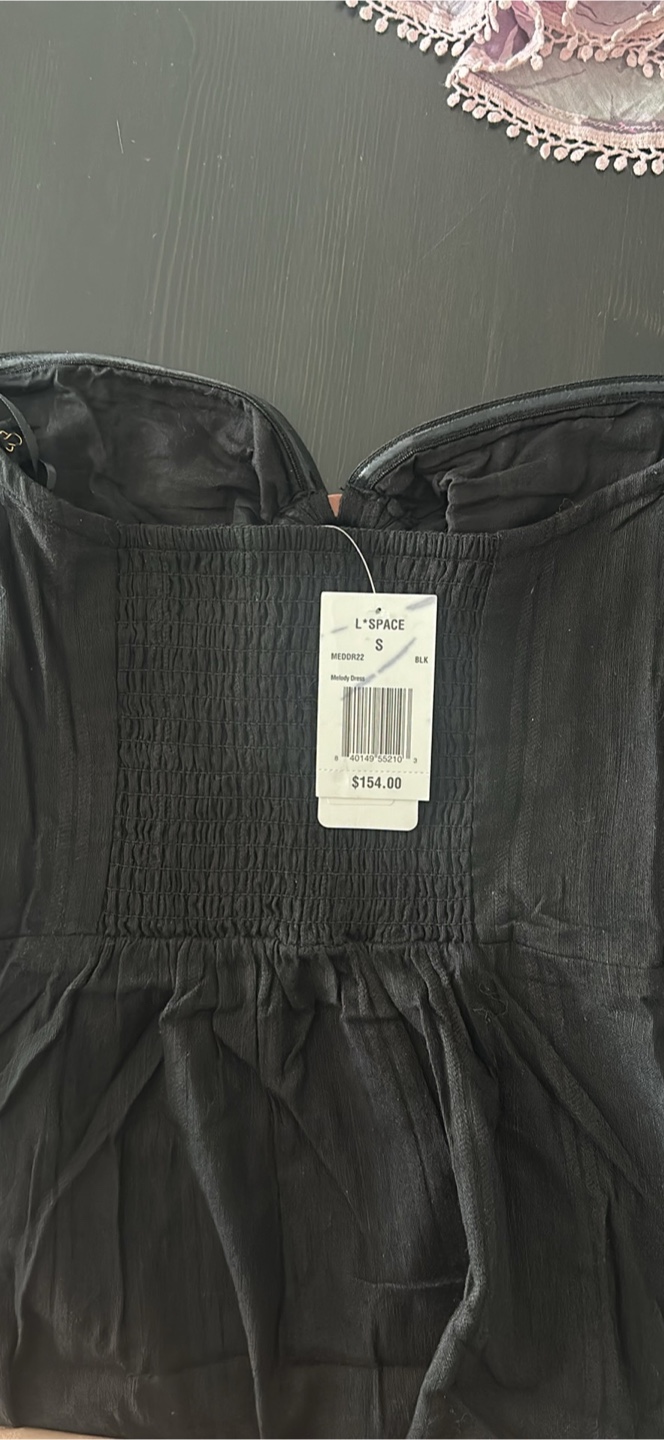 L*Space Black Maxi Summer Vacation Dress - Size S - photo 5