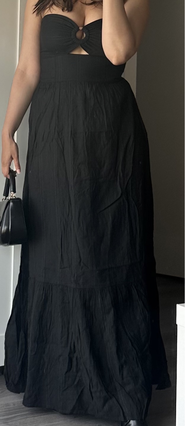 L*Space Black Maxi Summer Vacation Dress - Size S - photo 3