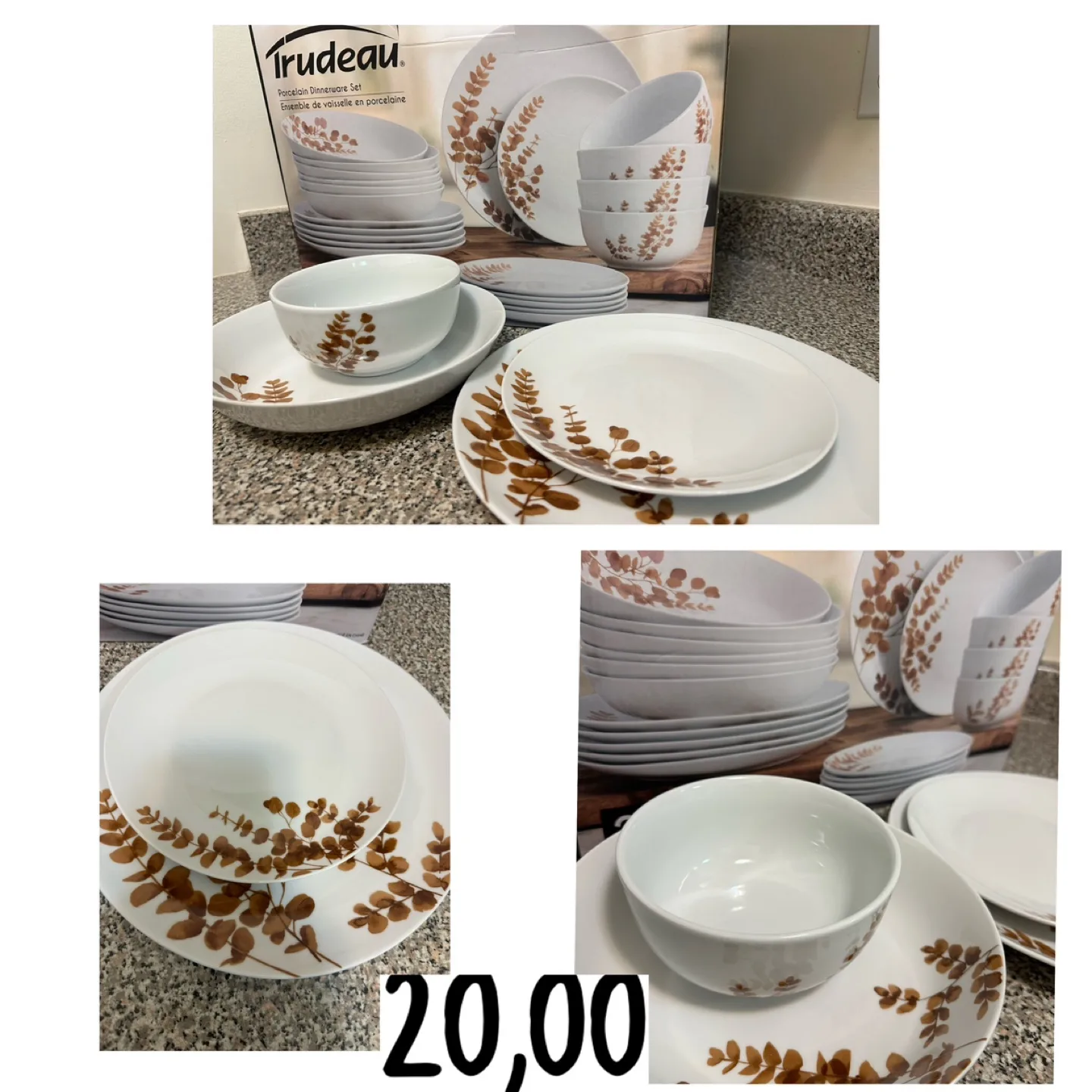 Trudeau Porcelain Dinnerware Set thumbnail