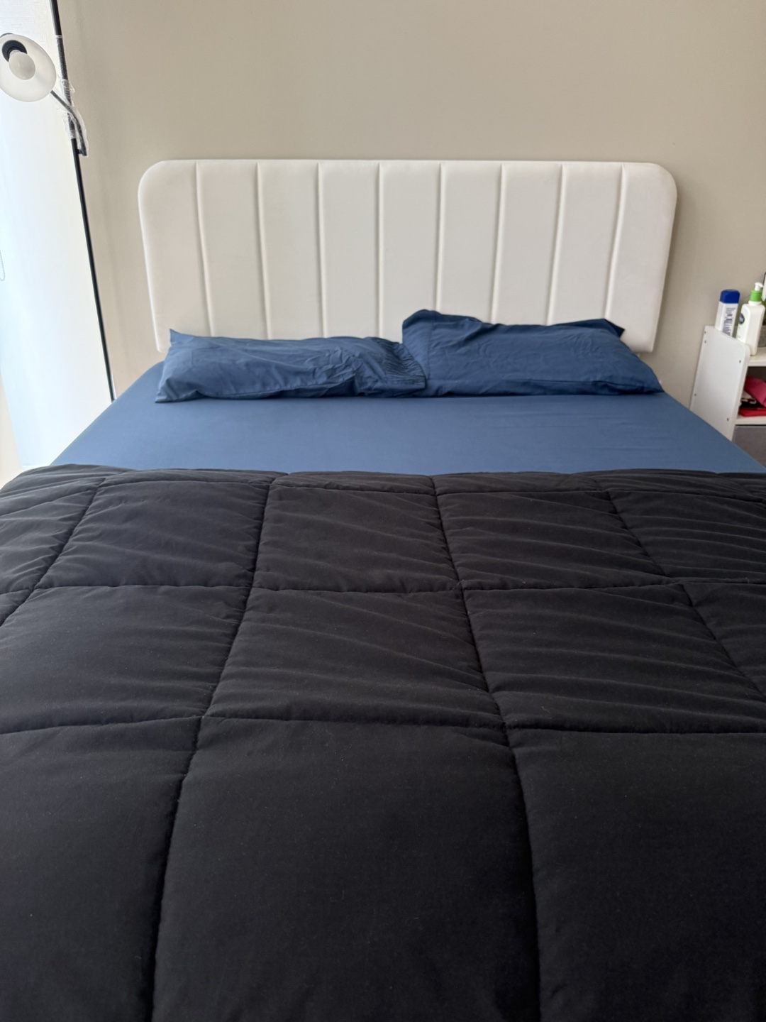 Upholstered Queen Bed Frame with Headboard