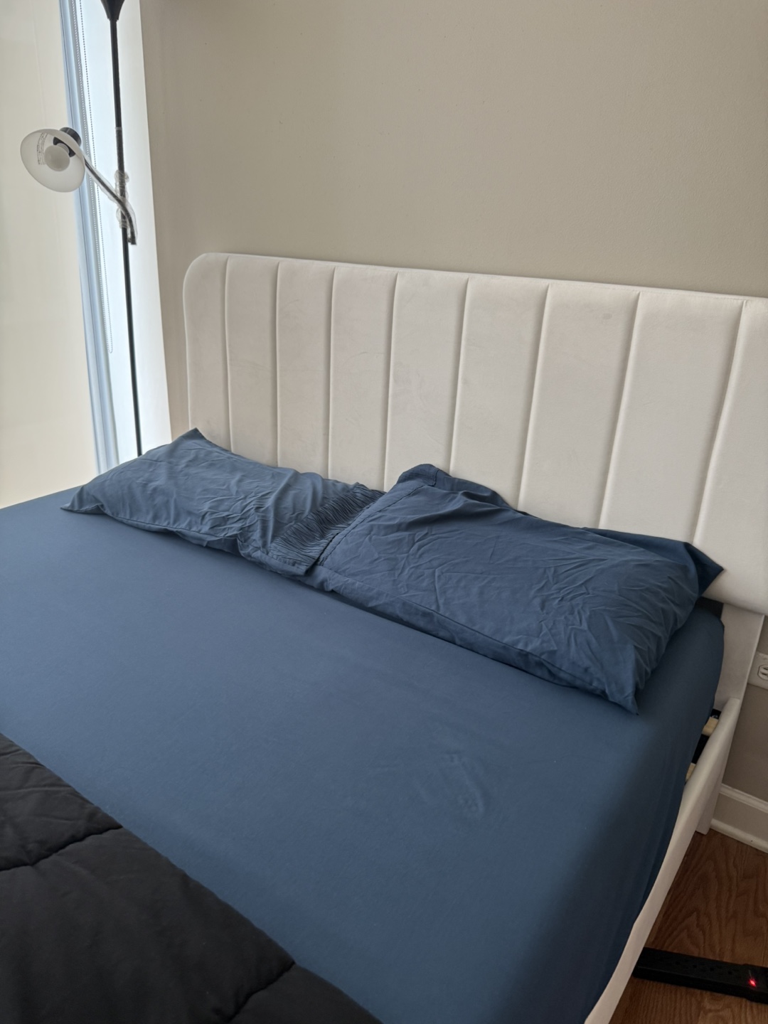Upholstered Queen Bed Frame with Headboard - photo 2