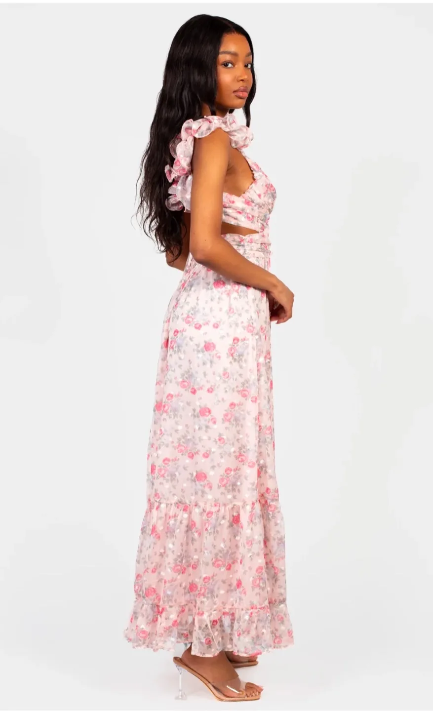 Honey & Rosie Floral Maxi Dress image indicator(3)