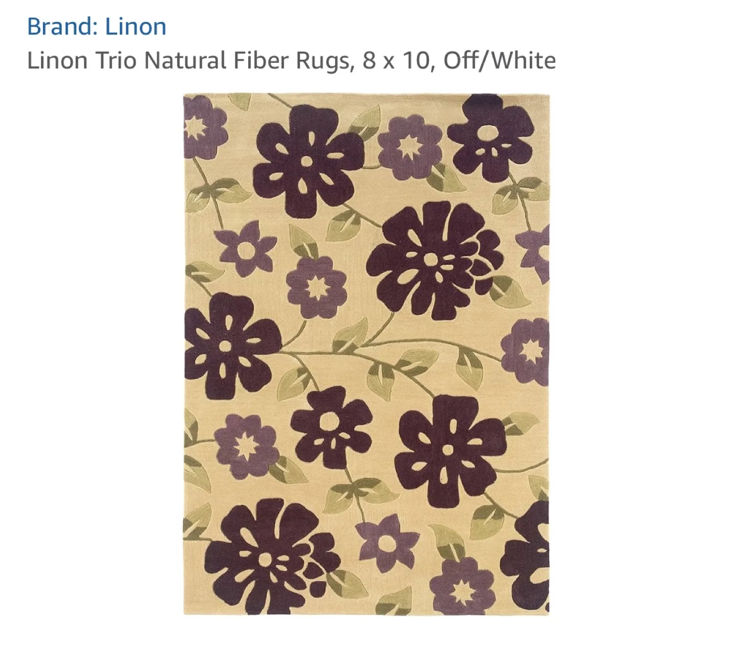 Linon Home Decor Hand-Tufted Trio Floral Rug image indicator(2)