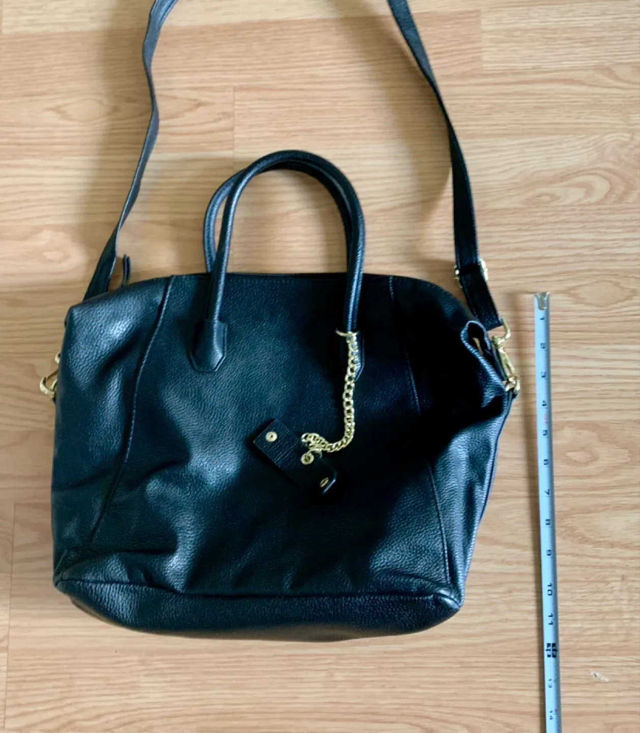 H&M Black Tote Style Purse image indicator(4)