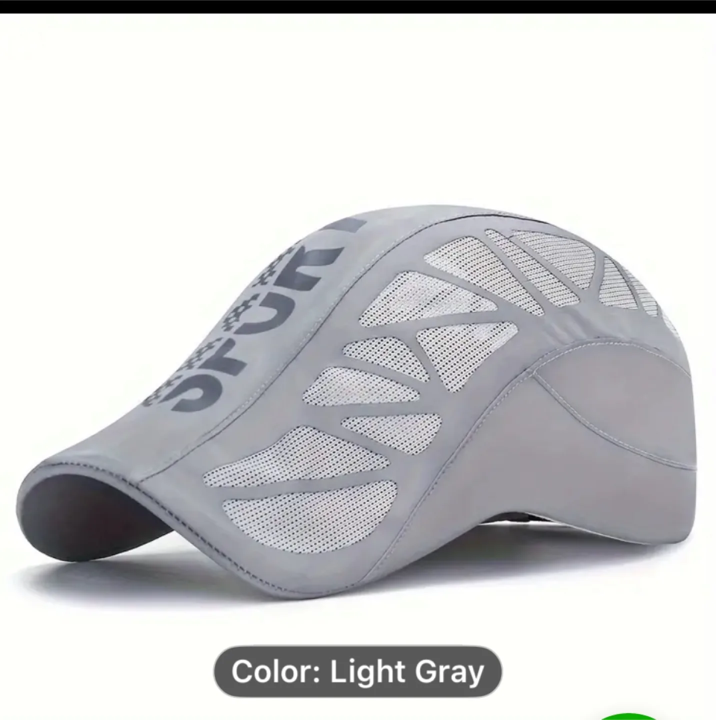 Light Gray SPORT Letter Forward Hat thumbnail