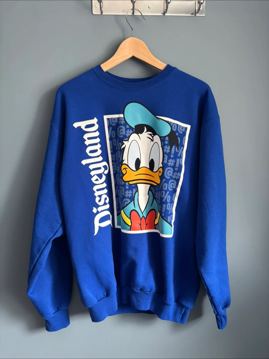 Disneyland Resort x Hanes Donald Duck Crewneck - M thumbnail