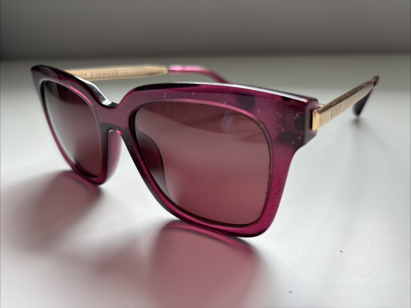 DIFF Eyewear Fuchsia Sunglasses Bella