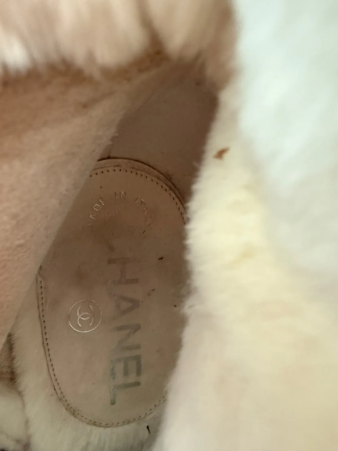 Chanel Black Patent Leather Knee High Boots image indicator(6)