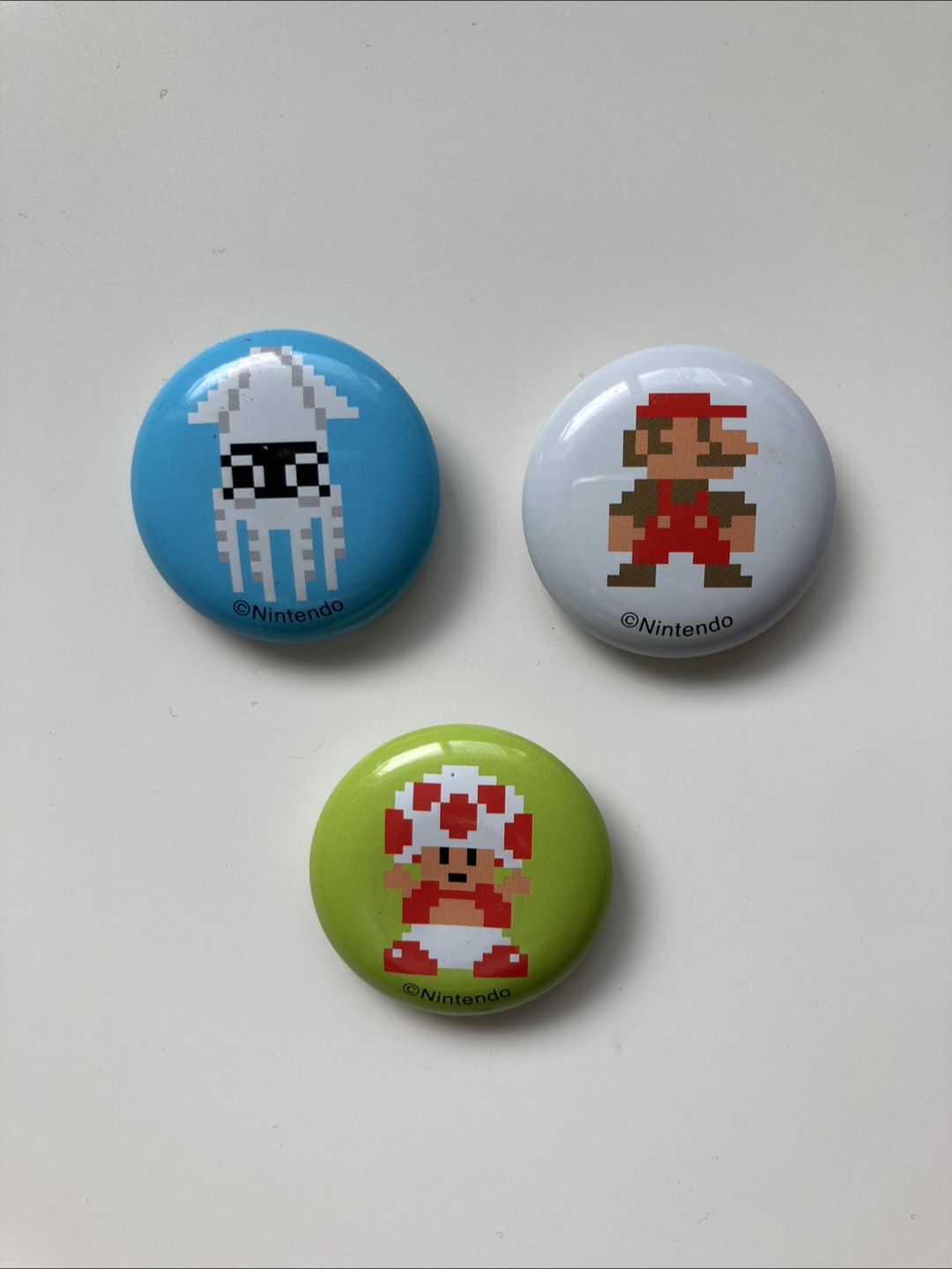 Nintendo Mario Pins (Set of 3)