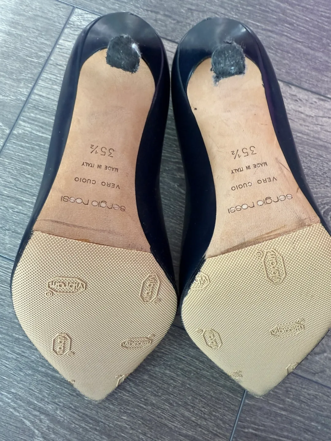 Sergio Rossi blue Heels Size 35.5 image indicator(4)