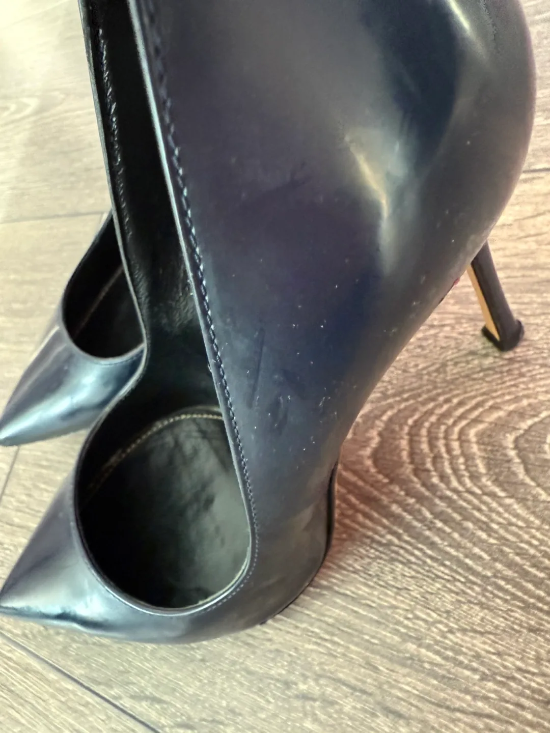 Sergio Rossi blue Heels Size 35.5 image indicator(6)