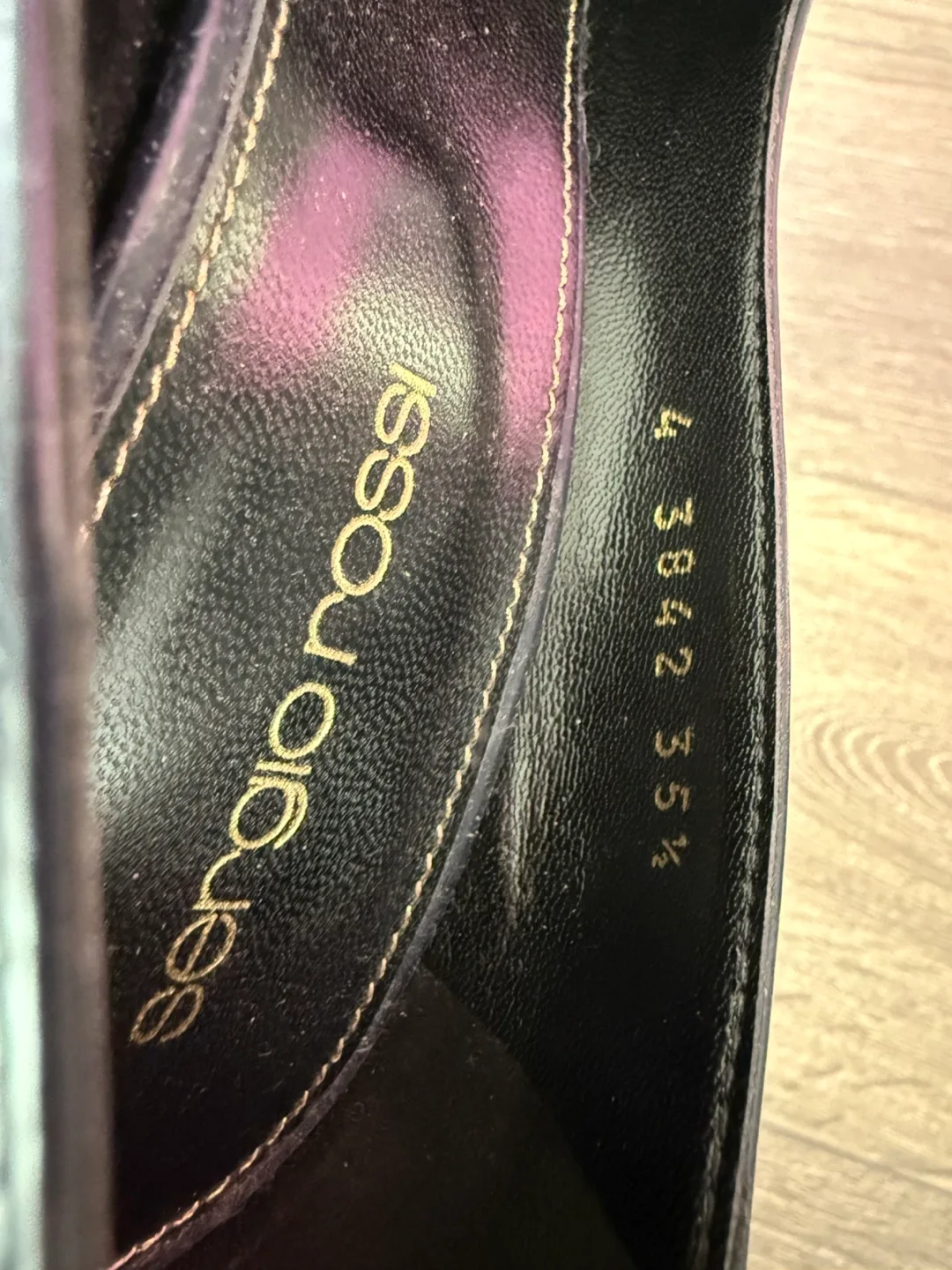 Sergio Rossi blue Heels Size 35.5 image indicator(3)