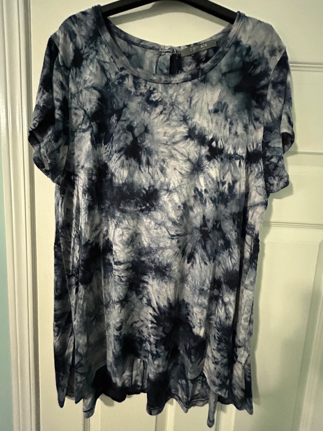 Tie-Dye pattern soft top with stretch -XL thumbnail