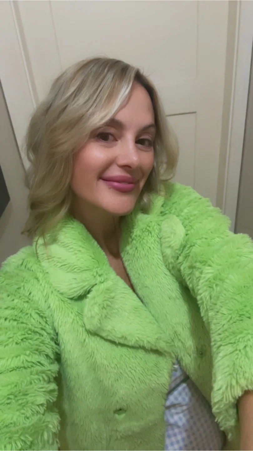 Green Faux Fur Coat thumbnail