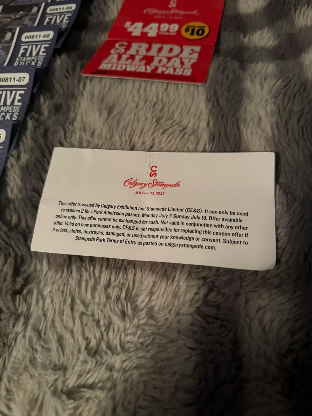 Stampede Ride Pass $30 Stampede Bucks& 2 for 1 Addmission image indicator(2)