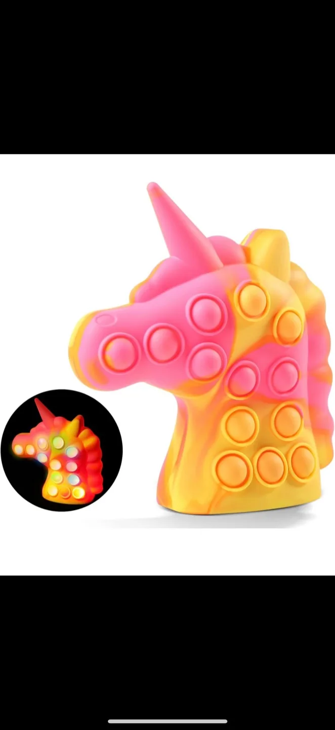 Unicorn Pop It Fidget Toy - New! thumbnail