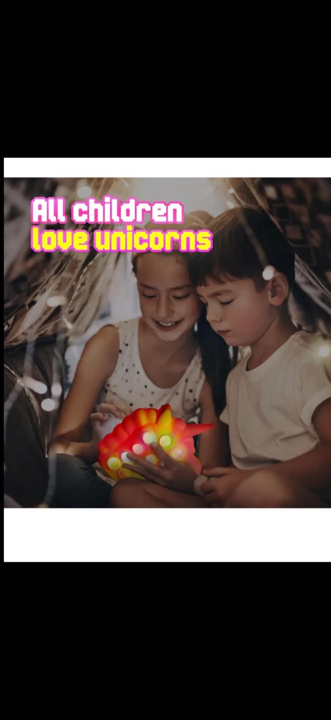 Unicorn Pop It Fidget Toy - New! image indicator(5)