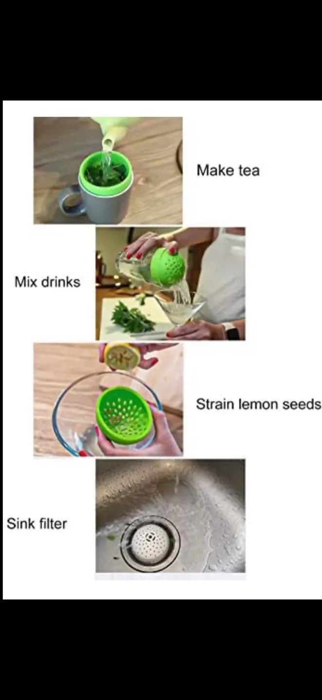 Silicone Kitchen Filter Cover - Drain and Filter Water image indicator(4)