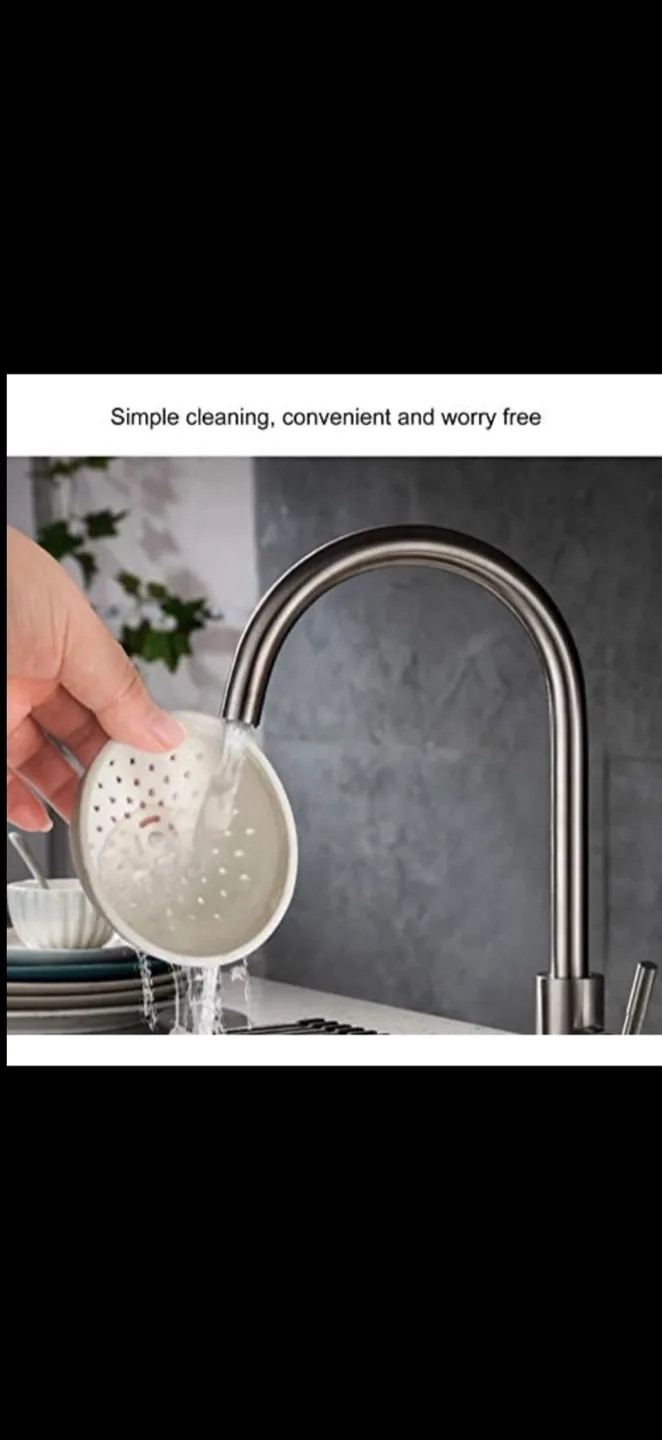 Silicone Kitchen Filter Cover - Drain and Filter Water image indicator(3)