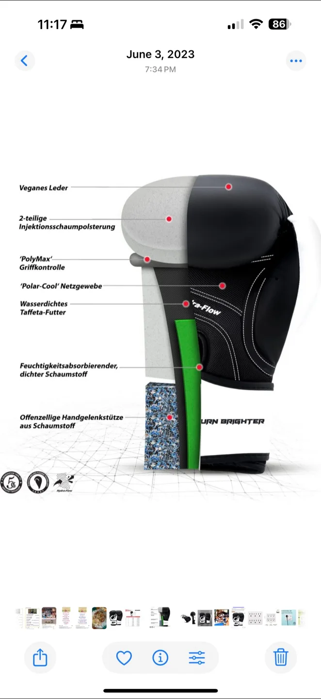 Starpro C20 Boxing Gloves image indicator(3)