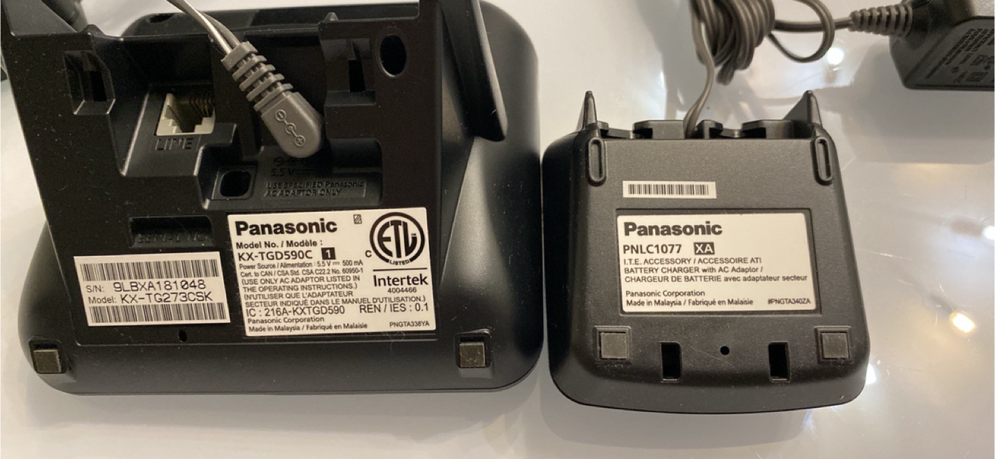 Panasonic KX-TGD590C Cordless Phone - photo 2
