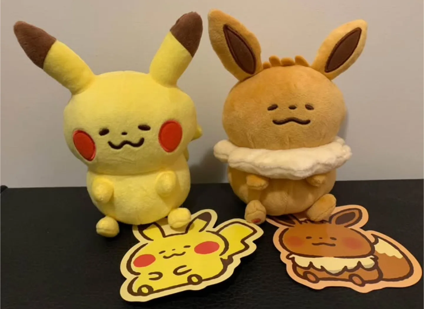 Pikachu & Eevee Plush Set by Kanahei thumbnail