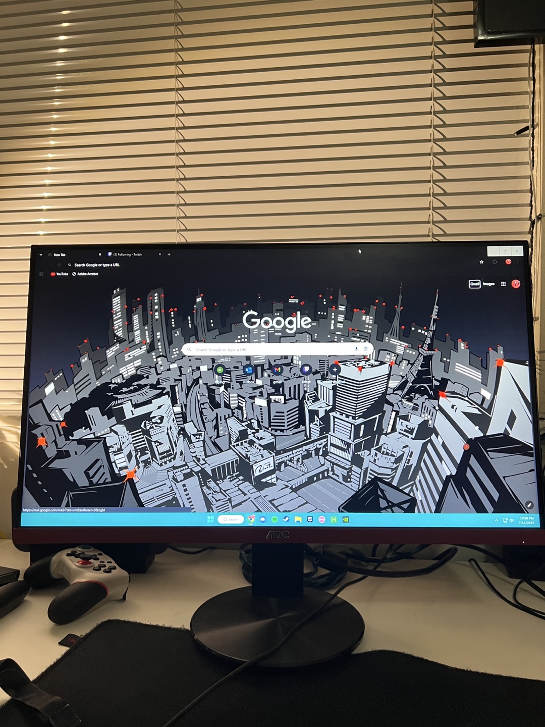 AOC 27″ 144Hz Frameless Gaming Monitor - photo 3