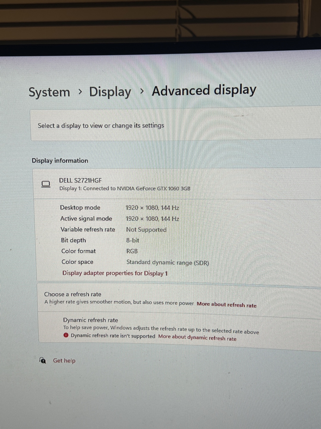 Dell 24″ Curved 144Hz Gaming Monitor – Great Condition - photo 5