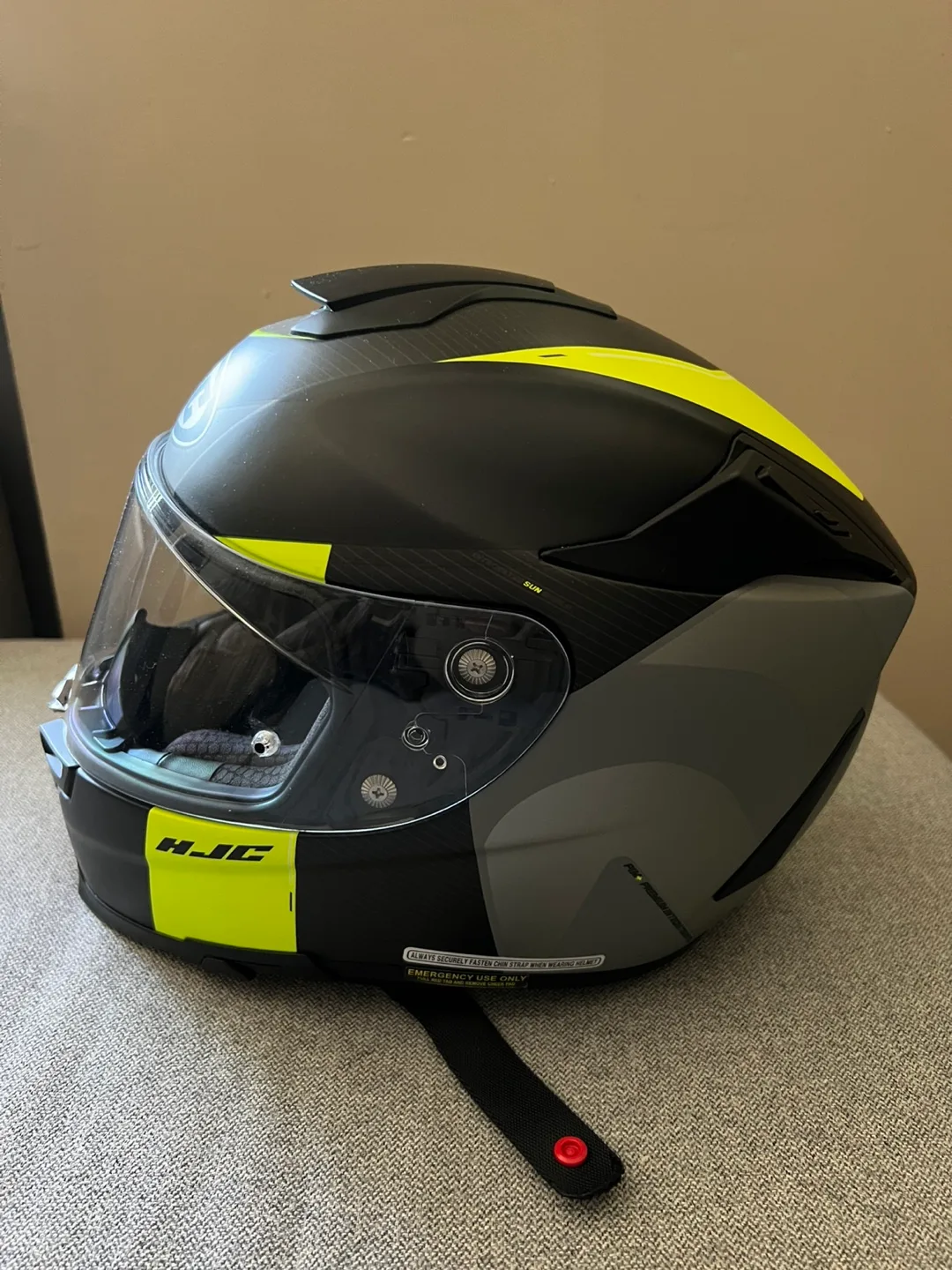 HJC RPHA 70 ST Helmet - Black/Yellow thumbnail