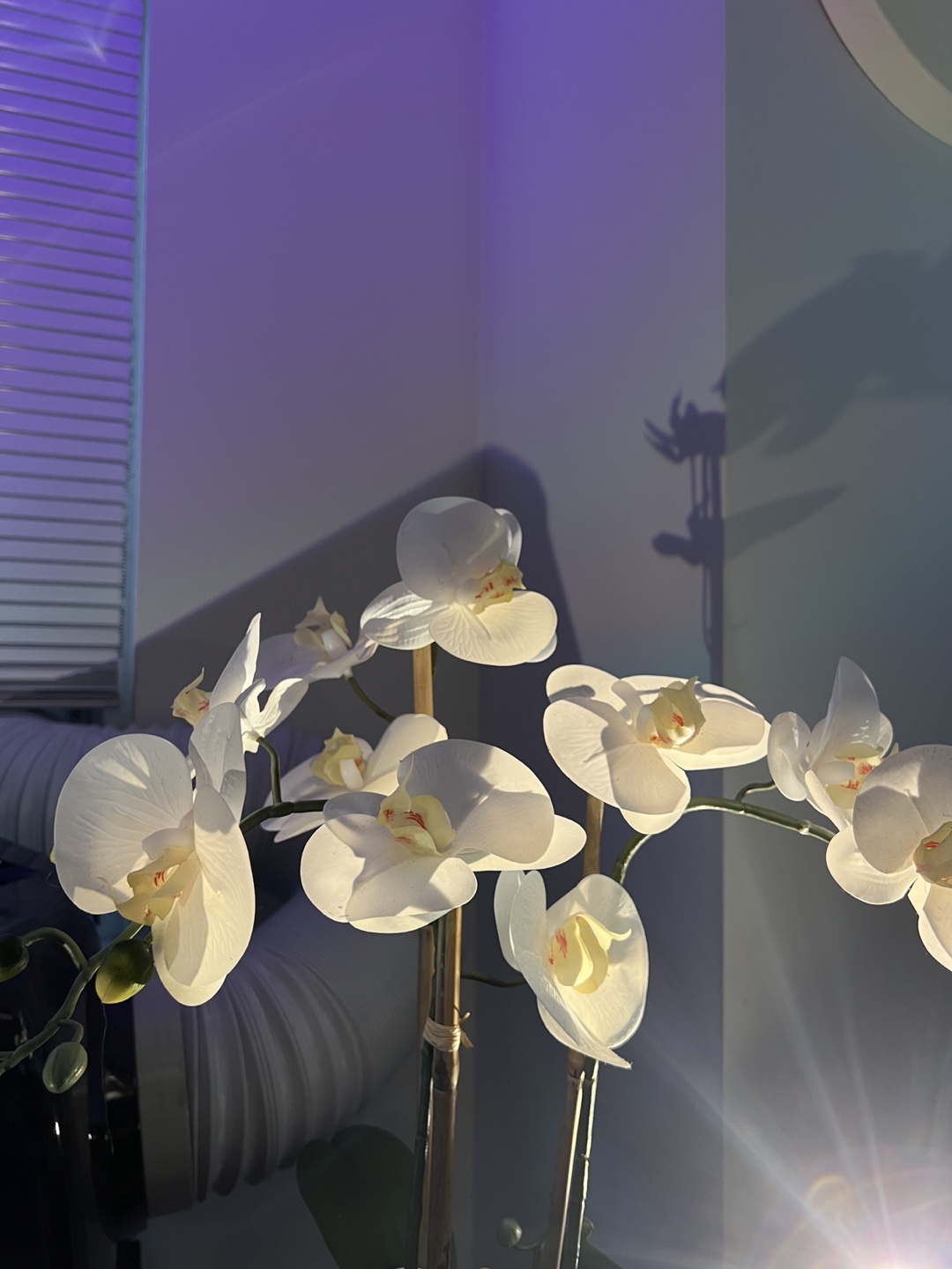 Orchid Flower Arrangement – Faux Silk – Beautiful Decor - photo 3