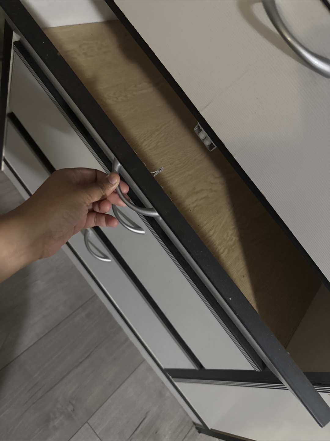 White & Black Shoe Rack with Drawers - photo 3