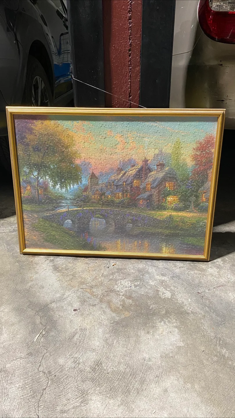 Thomas Kinkade Framed Puzzle thumbnail