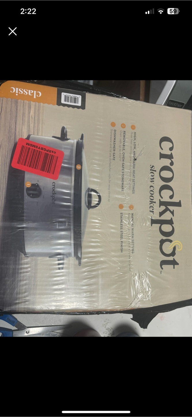Crockpot Slow Cooker - Classic Model