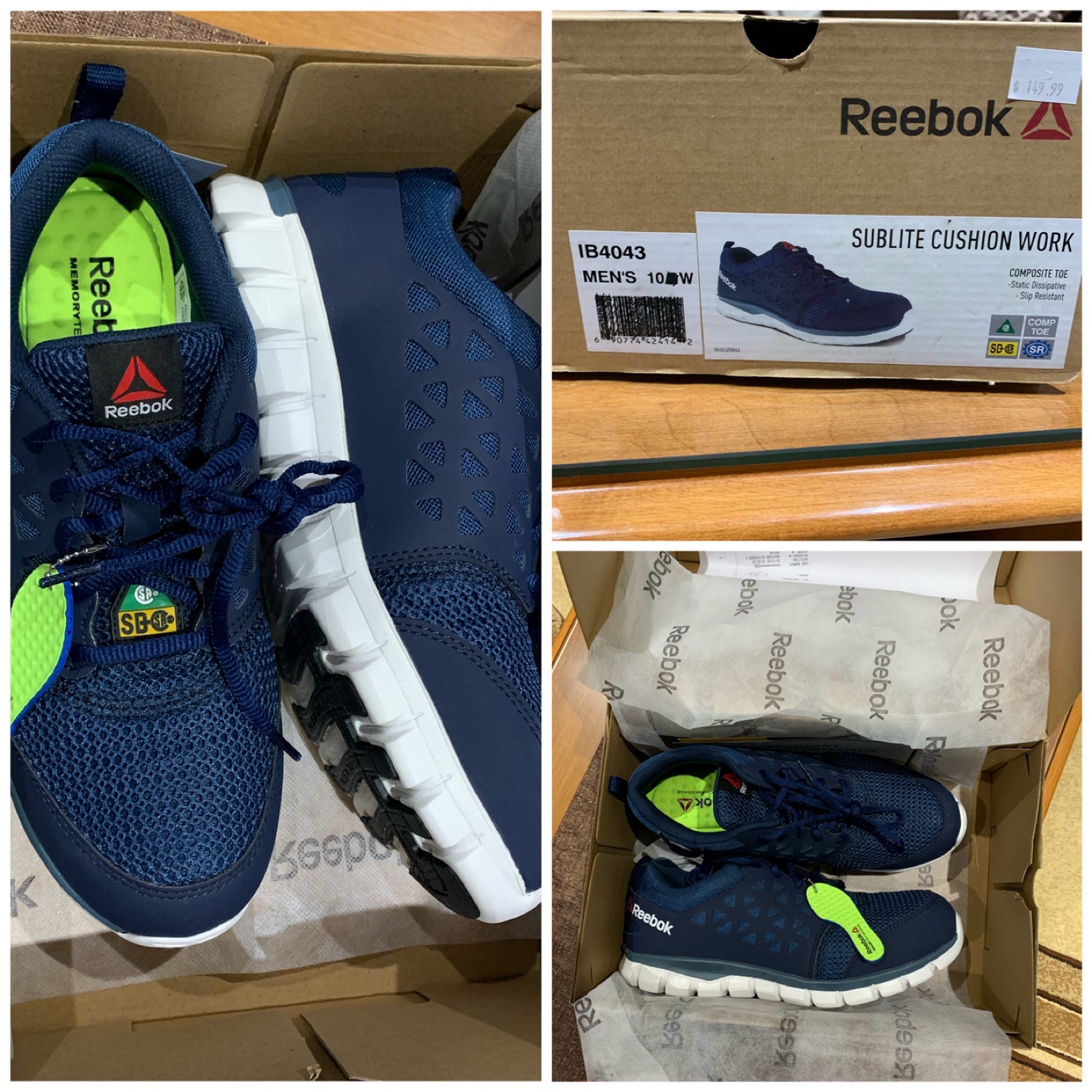 Brandnew Men’s Reebok Safety Shoes