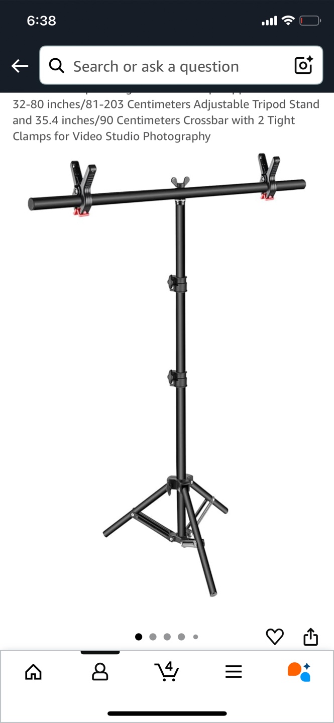 Adjustable Tripod Stand 32-80 inches