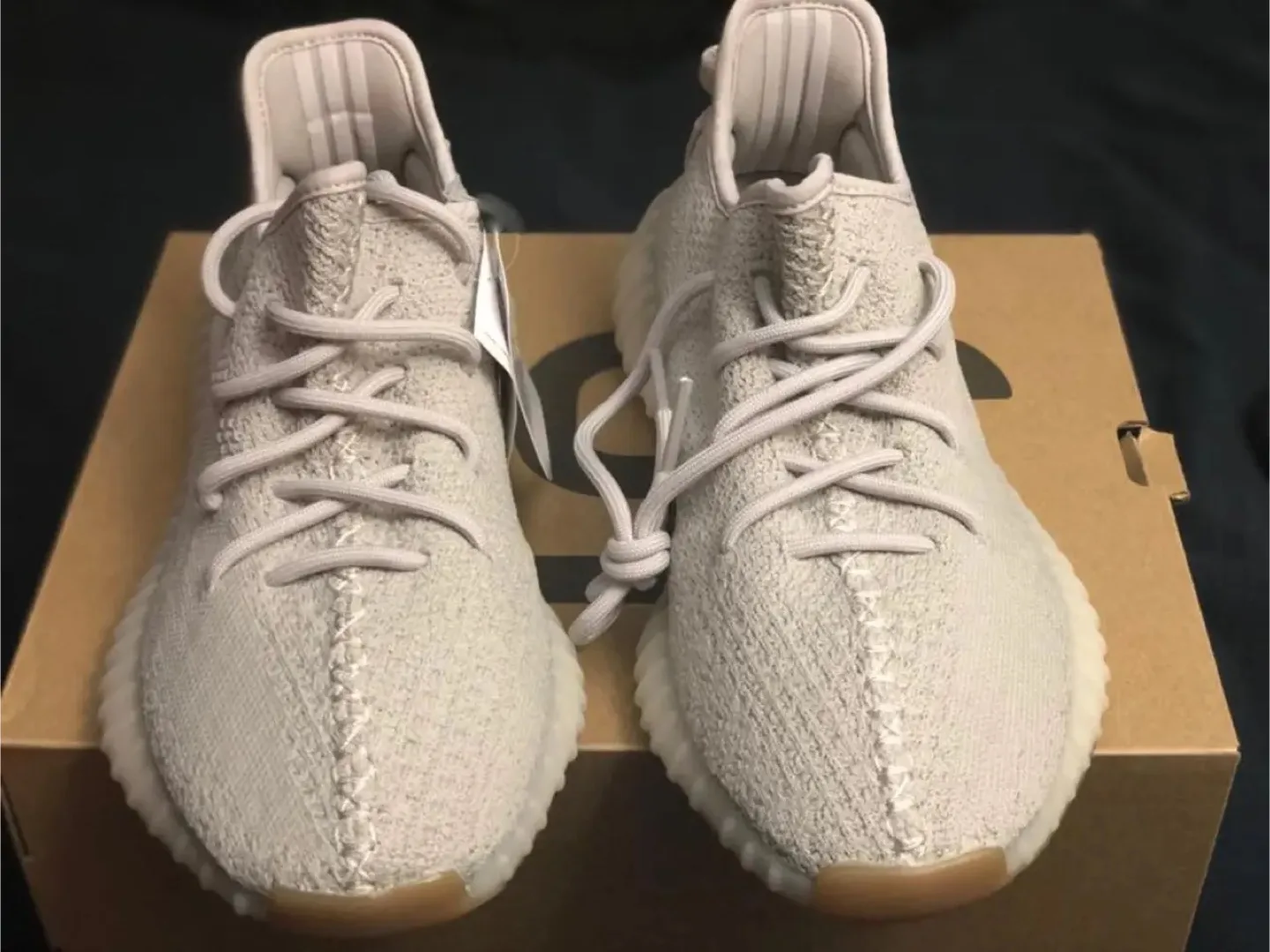 Brand New Adidas Yeezy Boost 350 V2 'Sesame' - Men's US 9.5 image indicator(2)