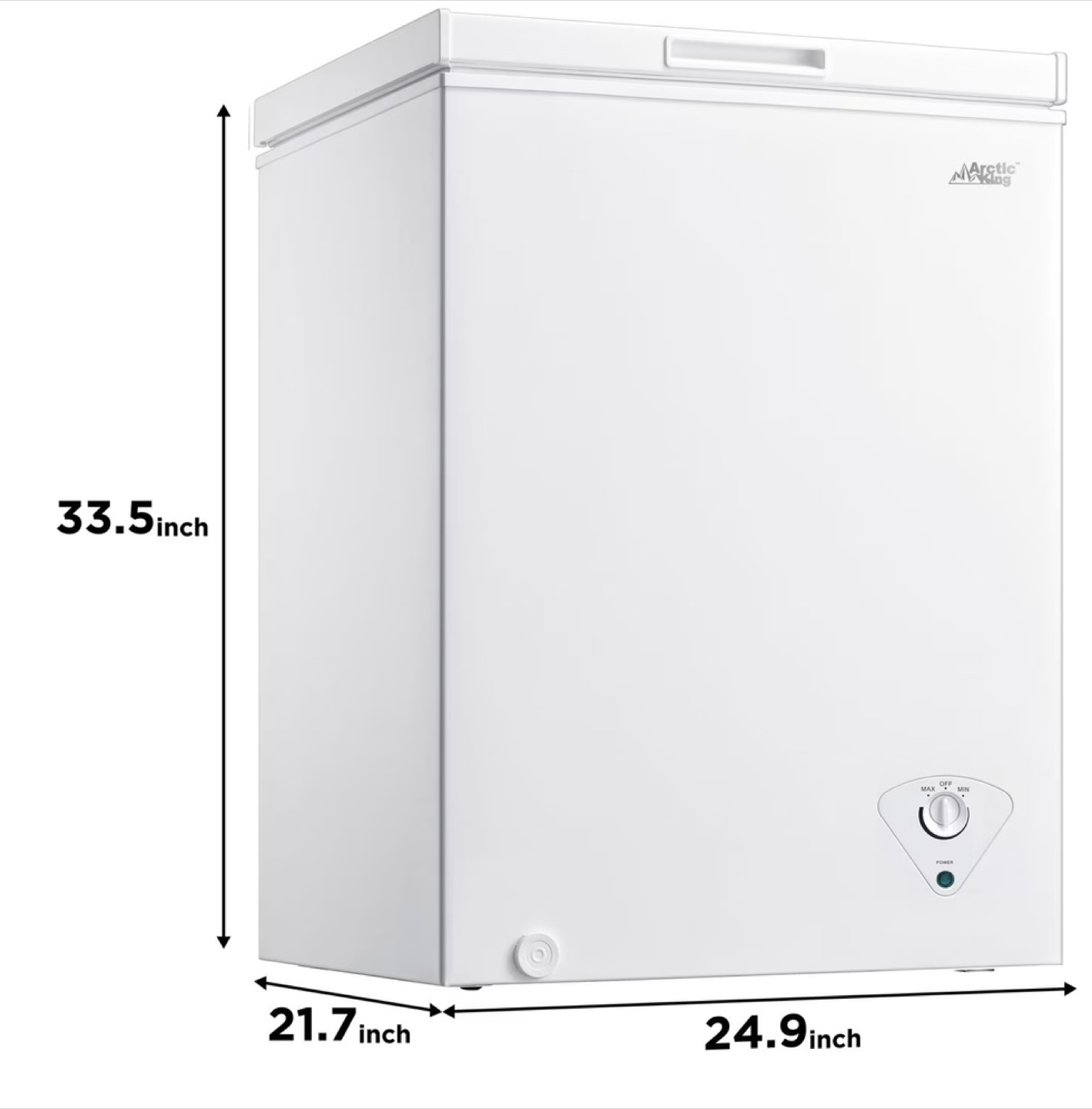 Arctic King Chest Freezer - Like New! - photo 4