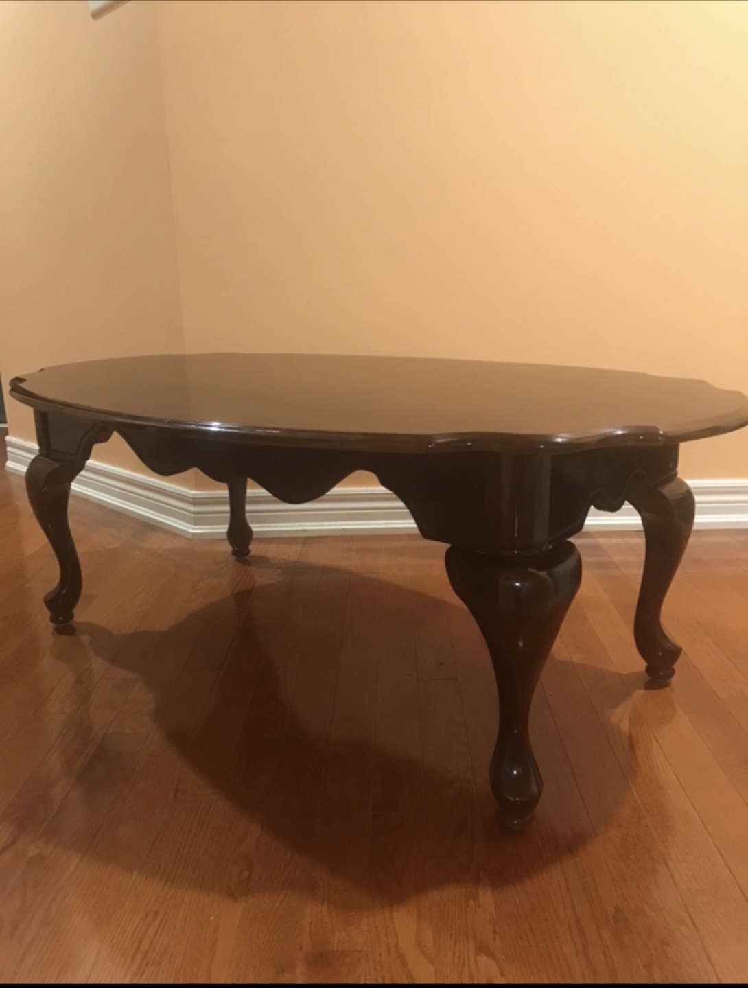 Dark Brown Wooden Coffee Table - photo 3