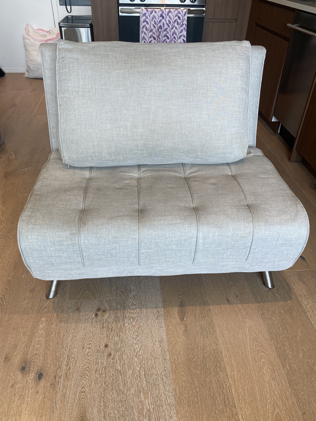 Free convertible chair bed