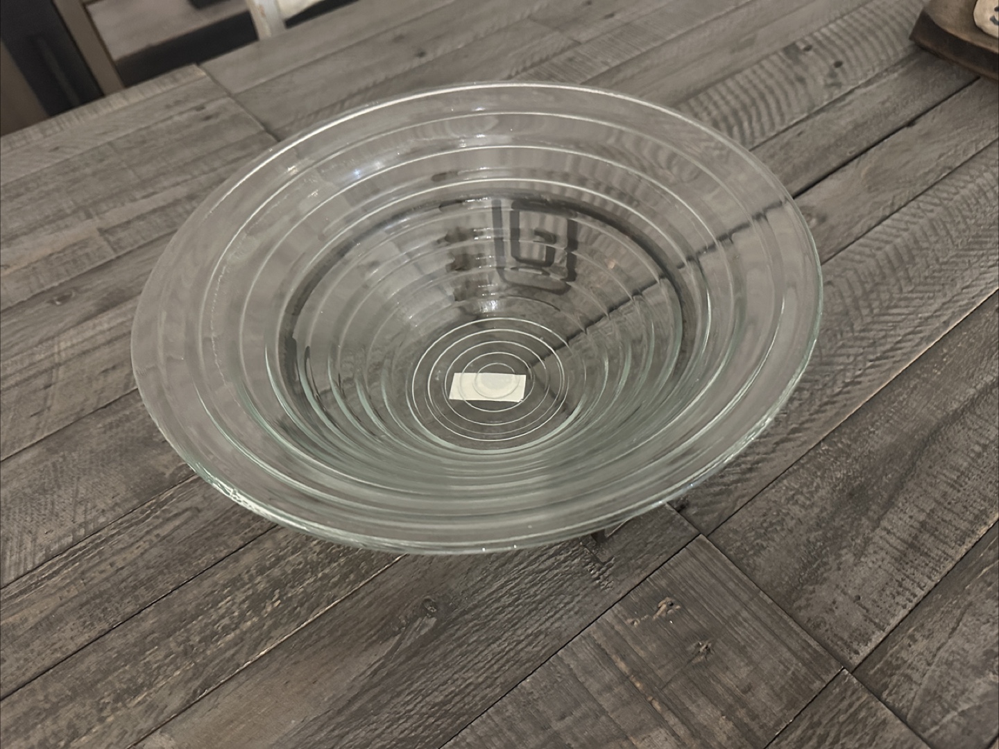 Glass Bowl with Metal Stand - photo 3