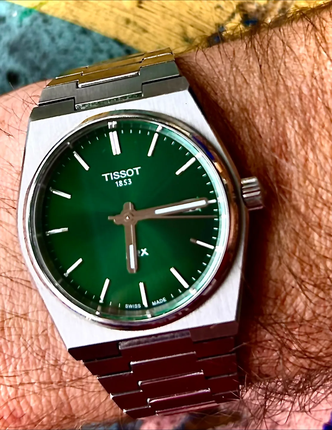 Tissot PRX Quartz Green Dial Watch thumbnail