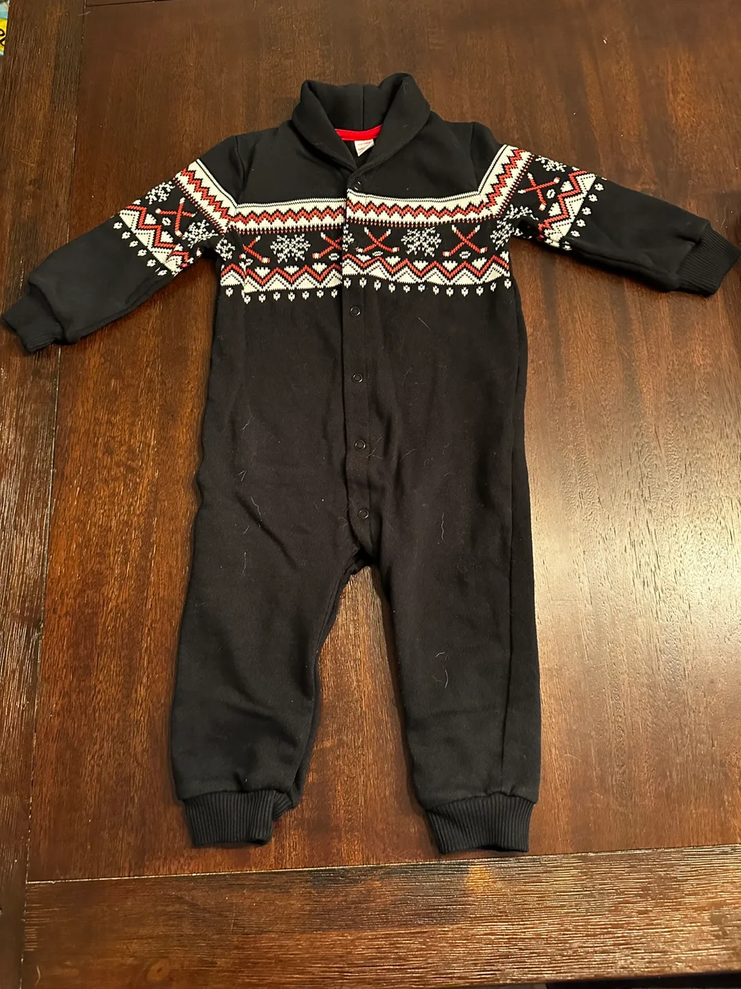 Joe Fresh Baby 12-18M Black Onesie thumbnail