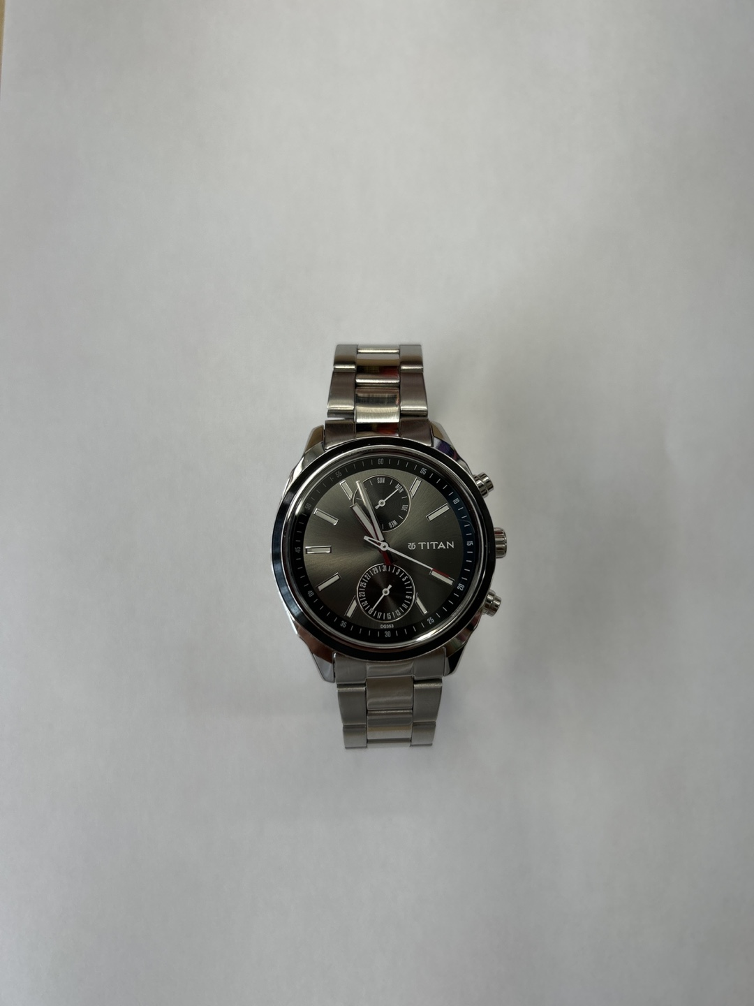 Titan Silver Men's Watch