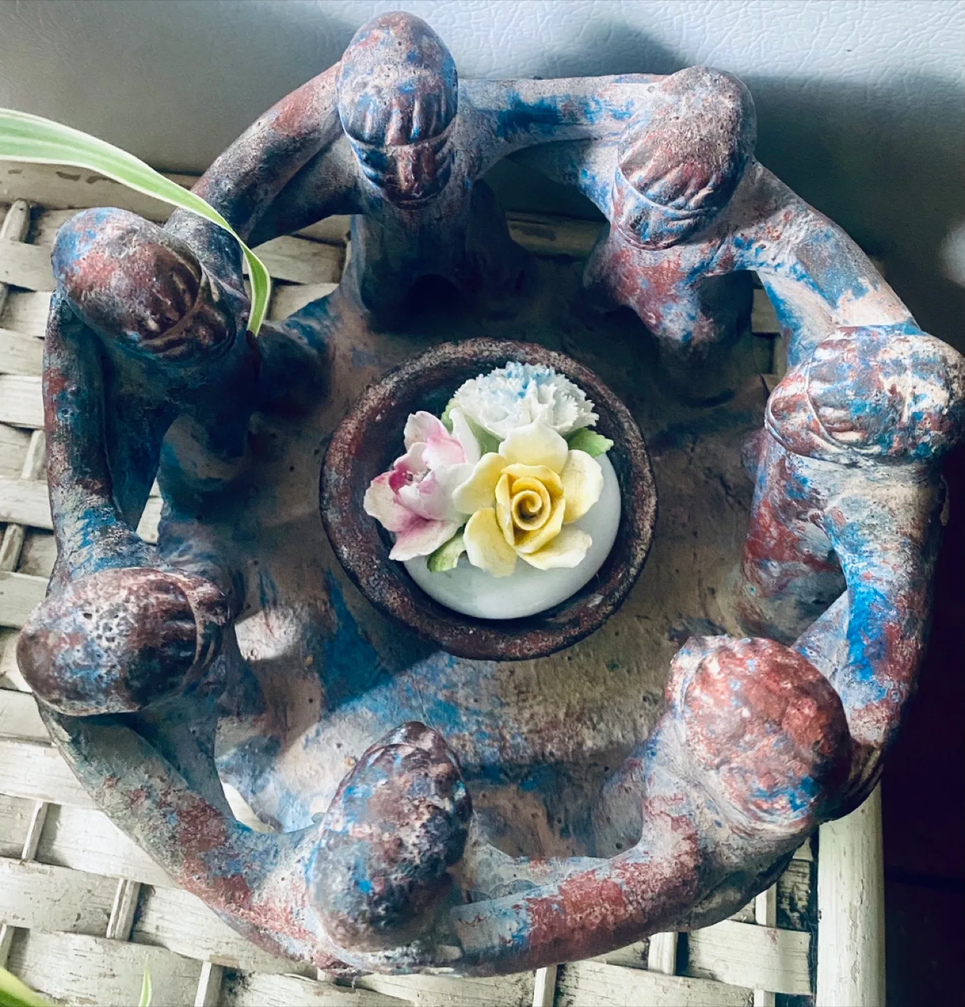 Unique Clay Candle Holder thumbnail