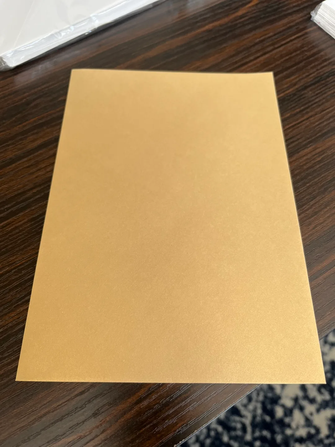 Invitation Card Set- Gold shimmer envelopes image indicator(2)